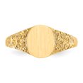 thumbnail image 4 of 14k Yellow Gold 8.0x7.0mm Signet Ring, 4 of 9