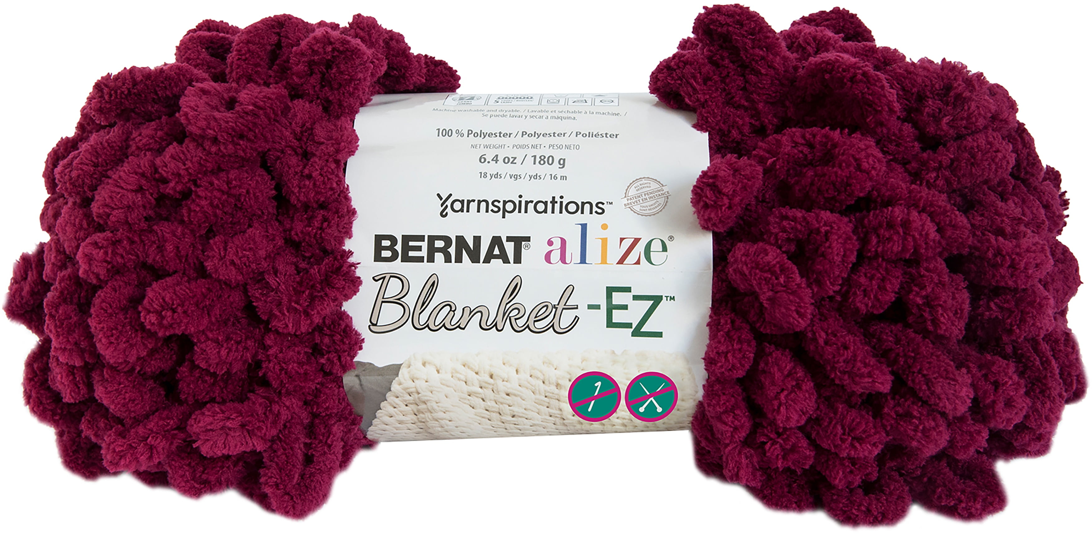 Bernat® Fil Alize® Couverture-Ez™, Polyester #7 Jumbo, 6,4 Oz/180 G