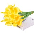 thumbnail image 1 of JUNWELL 20pcs Flowers Artificial Calla Lily Silk Flowers 13.4” for Mother‘s Day Home Kitchen & Wedding, 1 of 7