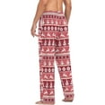 thumbnail image 6 of HPINK-T Christmas Mens Sleep Pajama Pants Set Bottoms Merry Christmas Fleece Lounge Sleepwear PJs, 6 of 13