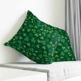 thumbnail image 3 of Green Shamrock Pillow Covers 20x20 Inch Decorative Throw Pillow Cover, St. Patrick's Day Spring Lucky Vintage Sofa Pillowcases Accent Cushion Case Home Decor Bedroom Living Room, 3 of 6