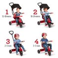 thumbnail image 2 of Radio Flyer Pedal & Push 4 en 1 Stroll 'N Trike®, triciclo rojo, para niños pequeños de 1 a 5 años (exclusivo de Amazon), bicicleta para niños pequeños grande, 2 of 5