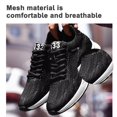 thumbnail image 6 of Cyiecw Mens Elevator Sneakers , 2.36 Inches Invisible Height Increasing Shoes Sports Men/Women Mesh Breathable Super Lightweight Outdoor Casual Lace up Fashion Shoes, 6 of 7