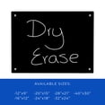 thumbnail image 2 of 15x20 Dry Erase Board for Wall - with .25 Black Acrylic and Satin Stand Off Finish - Perfect Whiteboard for Office, Home, Classroom - Durable and Stylish .25 Black Acrylic Dry Erase Board, 2 of 8