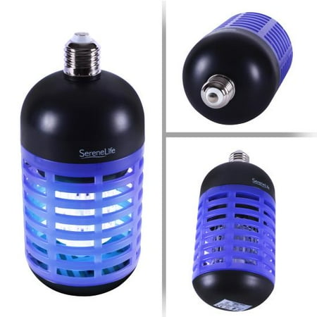 

SereneLife Bug Zapper Light Bulb Indoor Electric Screw-in Insect Control Bulb PSLBZ1
