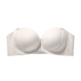 thumbnail image 5 of Mokibras Strapless Bra for Women, Wireless Front Closure Push up Padded Non Tube Jelly Bra, Invisible Strapless Bras with Detachable Shoulder Straps, 5 of 5