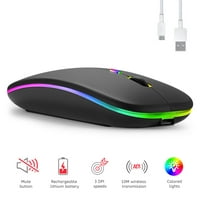 Werseon Rechargeable Slim RGB Wireless Optical Mouse