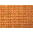 thumbnail image 1 of Ahgly Company Indoor Rectangle Abstract Orange Contemporary Area Rugs, 2' x 4', 1 of 1