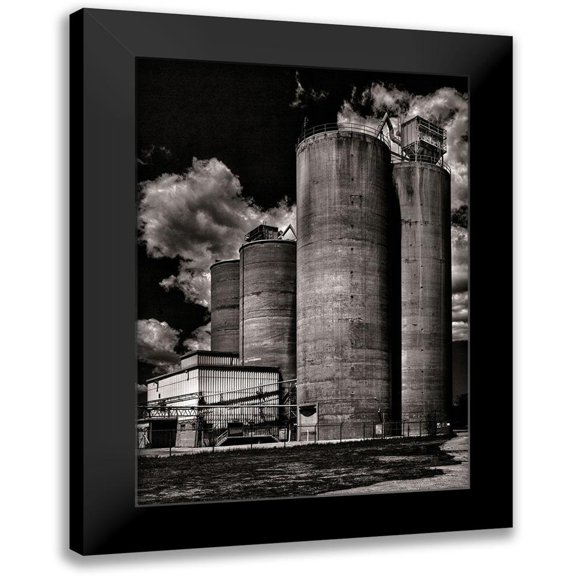 Carson, Brian 18x24 Black Modern Framed Museum Art Print Titled - Silos