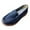 Blue, variant on GEZHEN Multicolor Leather Soft Flat Casual Shoes Ladies Fashion Sole Shoes Non Slip Low Top Platform Shoes