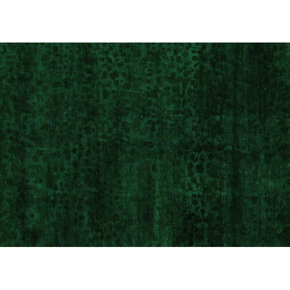 Ahgly Company Indoor Rectangle Abstract Green Modern Area Rugs, 8' x 12'