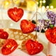 thumbnail image 1 of Guirnalda de luces con forma de corazón y caja de pilas | Luces LED de hadas con forma de corazón | Iluminación decorativa para interiores y exteriores para fiestas, bodas y el hogar, 1 of 3