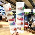 thumbnail image 4 of 10PCS Kids Snap Hair Clip Assorted Fruit Design Hair Barrette Snap Barrette, 4 of 10