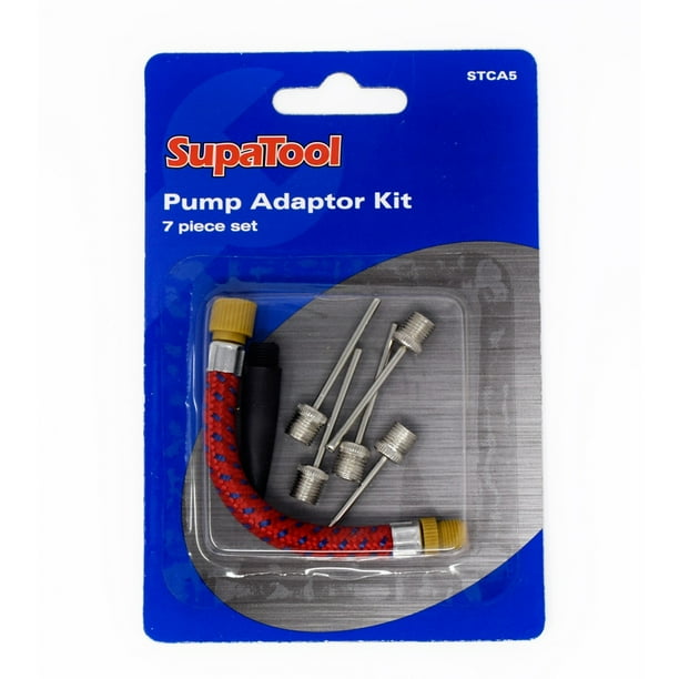 SupaTool - Agujas Hinchables - Pack de 7 (Plateado, Rojo)