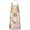 Pioneer Flower Floral-3, variant on Pioneer Flower Floral Print Pattern Apron-Garden Aprons for Women with Pockets-Cotton Linen Waterproof Kitchen Cooking Gardening Aprons Adjustable for Kitchen,Cooking,BBQ and Salon 33x27 Inch