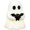 B-1pc, variant on Light Up Mini Ghost Figurine, Cute Warm Glow Halloween Desktop Ornament, Smooth No Sharp Edges, for Shelf Micro Landscape Decor, 1 Pc, 3.5cm Tall,A