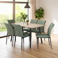 thumbnail image 1 of Comedor 6 Sillas Modelo Vita Estilo Madera Moderno Elegante verde oscuro 7, 1 of 8