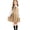Earthy Yellow, variant on Grblisyd Back to School Dresses for Girls Pleated Jumper School Uniform Dresses Preppy Jumper Sleeveless A-Line Dress
