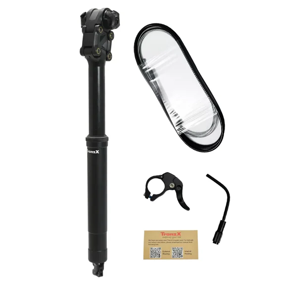 TranzX 31.6X413mm Parallelogram Suspension and Dropper Seatpost w/ Remote, TX3051