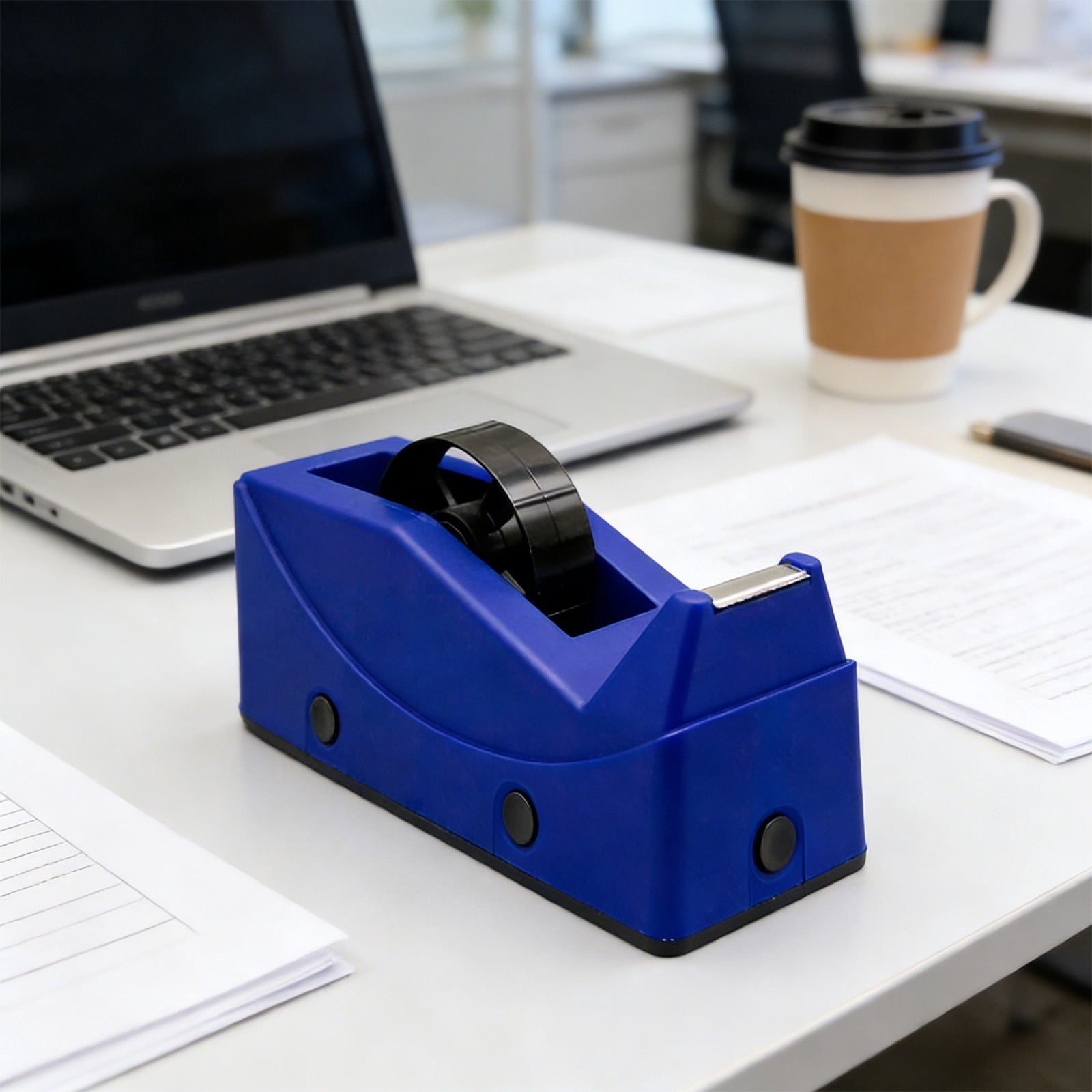 Tape Dispenser Equipped with Antiskid Base and Blades Smooth Rollers, Suitable for Tapes Width within 25mm