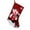 S - A, variant on MOUDUO Home Ornament 12 Pack 15 Inches Red and White Christmas Stockings Hanging Ornaments White with Gold Trim Christmas Stockings for Family Christmas Holiday Decorations Home Decor