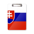 thumbnail image 1 of Eslovaquia national flag Europa país Portapapeles Carpeta de escritura Placa de soporte A4, 1 of 4