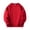 Red, variant on WUANDIXFA Toddler Boys Cotton Crewneck Sweatshirt 2-11 Years Baby Solid Long Sleeve Pullover Tops,Orange,2-3 Years