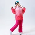 thumbnail image 6 of SGMVNU Girls Ski Snowsuit Boys Windproof Waterproof Full Zip Ski Jacket and Pants Sets Winter Ski and Snowboarding Suit for Kids Size 14-16 Years Hot Pink, 6 of 7