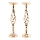 thumbnail image 1 of Candleholder de hierro desprendible del hotel Restaurante Ornamental Titular de flores Ceremonia Partes Centerepses Candlestick L 2 piezas Advancent HA010588-03, 1 of 6