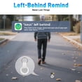 thumbnail image 5 of Bluetooth Tracker, Keys Finder Works with Find My App (iOS Only), Item Locator for Keys, Bags, Pet, Cat, Dog, Waterproof, Compact, 2-Pack (Black&White, with Silicon Protective Case), 5 of 8