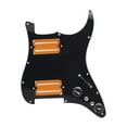 thumbnail image 1 of Conjunto de pastilla de de guitarra eléctrica Humbucker, pieza de repuesto de guitarra precableado para accesorios de guitarras , Naranja Negro negro naranja, 1 of 8