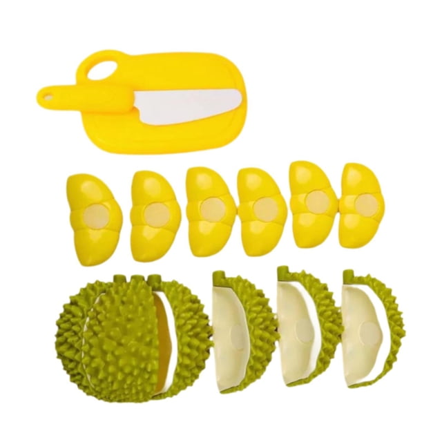 Simulación de de fruta Durian, juguete educativo para niños, regalos, tabla de cortar Durian divertida, juguetes de cocina para niños y niñas,