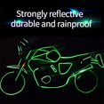 thumbnail image 2 of Cintas reflectantes Pegatinas de advertencia reflectantes de seguridad de 5 colores, cinta reflectora impermeable para llantas de bicicleta al aire libre, rollos de pegatinas reflectantes delgada, 2 of 5