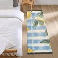 thumbnail image 3 of Yayeee Hallway Runner Rug 2'x6' Non Slip Machine Washable with Rubber Backing, Retro Lemon Leaves, 3 of 8