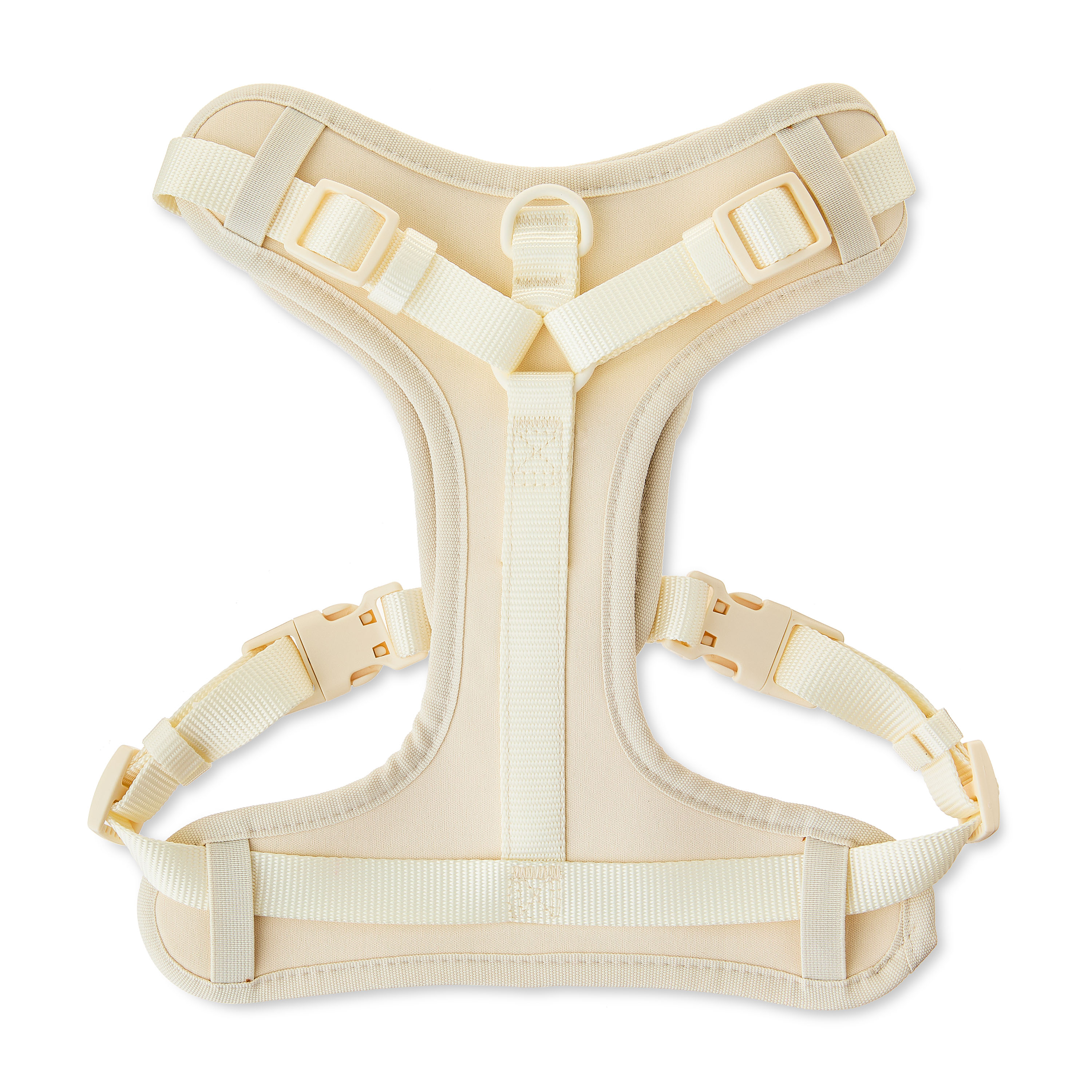 Vibrant Life Neoprene Comfort Control Monochrome Dog Harness, Vanilla Cream, M