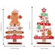thumbnail image 5 of Árbol de Navidad de escritorio Hombre de jengibre Decoración de bricolaje Letreros de Navidad de madera Placa 2025 Regalos de fiesta de Año Nuevo Decoración de Navidad, 5 of 5