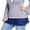 A-Blue759, variant on XIAOCHA Women's Elastic Waist Lace Hem Flowy Mini Skirt Tiered Coquette Casual Daily Short Skirt
