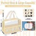 thumbnail image 2 of Bolsa para biblias Izuzta, con letras de chenilla, impermeable, 29 x 20 x 9 cm, 2 of 8