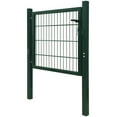 thumbnail image 4 of vidaXL Fence Gate Metal Fence Post for Outdoor Doorway Garden Gate (Single), 4 of 20