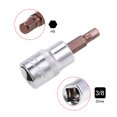 thumbnail image 3 of Uxcell 3/8" Drive x 5mm Zócalo de Broca Hexagonal Métrico Estándar, Acero S2 y Cr-V Paquete de 2, 3 of 5