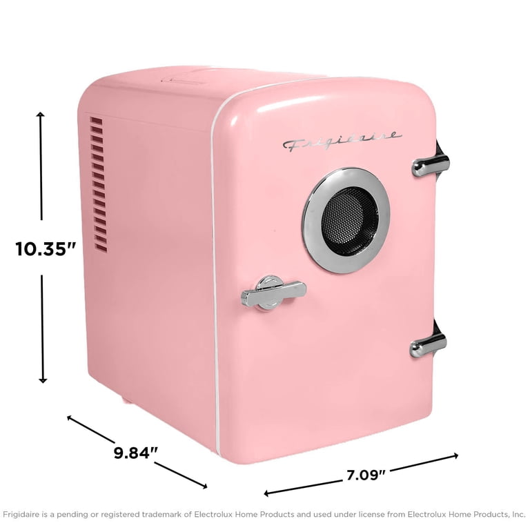 Frigidaire, Portable Retro Mini Cooler, 6 Can, Pink EFMIS151