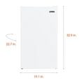 thumbnail image 2 of MAGIC CHEF 4.4-cu. ft. Mini Refrigerator with Freezer Compartment in White, HMR440WE, 2 of 18