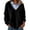 Black-Inverlee Sweatshirt, variant on Inverlee Women's Fake Collar Layer V Neck Sweatshirt Drop Shoulder Oversized Long Sleeve Solid Color Minimal Commute Tops Green M