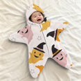 thumbnail image 2 of Mini Halloween Costumes Starfish Onesie, Fleece Romper Halloween Costumes, Adorable Starfish Outfit, Fleece Hooded Romper for First Halloween Photos, 2 of 5