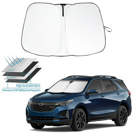 For Chevrolet Equinox 2018-2024 Car Windshield SunShade UV Rays Block Cover