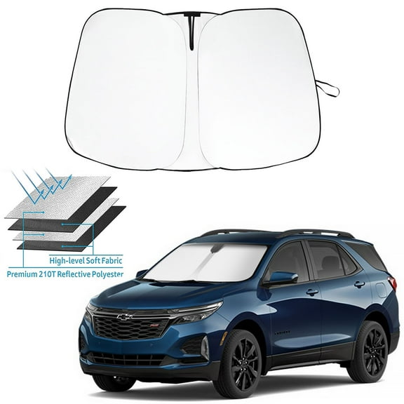 For Chevrolet Equinox 2018-2024 Car Windshield SunShade UV Rays Block Cover