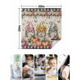 thumbnail image 4 of Gnomes Pumpkins Fall Cloth Napkins Set of 6 Reusable Dinner Napkins, Orange Pink Thanksgiving Floral Rustic Cocktail Napkin Washable Table Napkins for Wedding/Holiday Party/Baby Shower 20"x20", 4 of 7