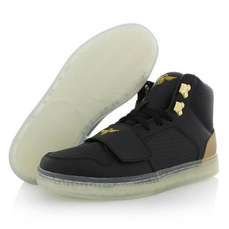 

Creative Recreation Cesario Hi Mens Shoes Size 10 Color: Black/Gold