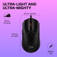 thumbnail image 3 of Ratón para juegos HyperX Pulsefire Haste 2 con cable, 53 g, 26 K DPI, negro, 3 of 7