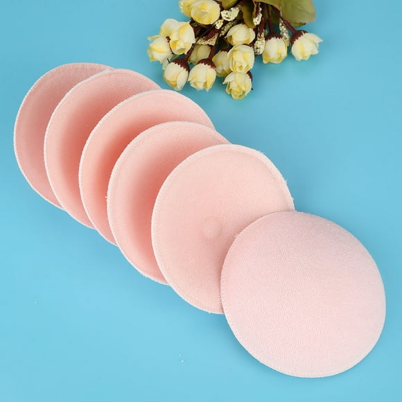 Qiilu 6pcs Washable Reusable Soft Cotton Breast Pads Absorbent Breastfeeding Nursing Pad,Breast Pad, Breastfeeding Pad